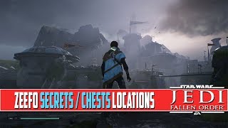 Jedi Fallen Order All Secrets And Chests Locations Zeffo [upl. by Notsuh13]