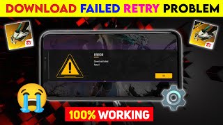 FREE FIRE DOWNLOAD FAILED RETRY PROBLEM  HOW TO SOLVE FREE FIRE DOWNLOAD FAILED PROBLEM [upl. by Granese]