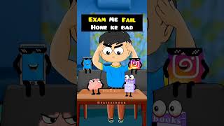 EXAM ME FAIL HONE KE BAD comedy funny viralvideo [upl. by Docile845]