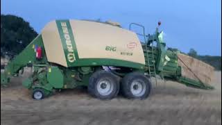 1290xc Krone Big Pack Baler [upl. by Goldenberg]