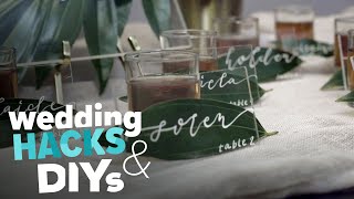 Creative DIY Wedding Place Card Ideas [upl. by Enawd]