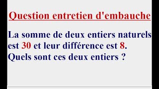 63  des candidats ont donné une mauvaise réponse  question entretien dembauche [upl. by Pepi668]