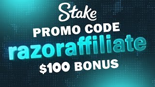 STAKE PROMO CODE 2024 UP TO 500 ON BALANCE BONUS [upl. by Nahtnaoj]