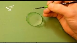 How to paint a water drop in Acrylics [upl. by Ratep662]