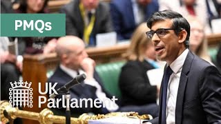 Prime Ministers Questions PMQs  21 February 2024 [upl. by Ynwat]