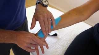 How to apply Kinesiology taping  Tendinitis of Wrist and forearm [upl. by Imhsar]