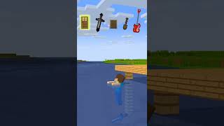 Will A Guitar Boat Hold My Weight Inspired by MrBeast minecraft steve shorts trending remix [upl. by Ezirtaeb]