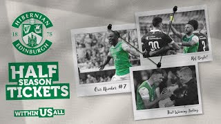 Hibernian FC Half Season Tickets On Sale Now  Within Us All [upl. by Aicen]