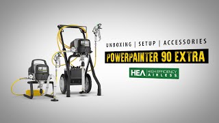 WAGNER PowerPainter 90 Extra  Airless Paint Sprayers range [upl. by Alrrats]