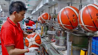 Mass Production of Superior Quality Unveiling the Basketball Manufacturing Process [upl. by Pickard]