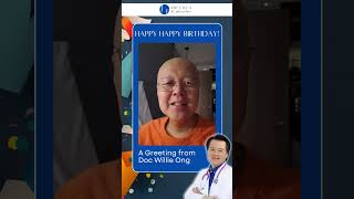 Doc Willie Ong Greets JP Abecilla a Happy Happy Birthday [upl. by Astera256]