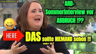 Das GRÜNE RICARDA COMEDY ZDF Sommerinterview 😂shorts [upl. by Livesay996]