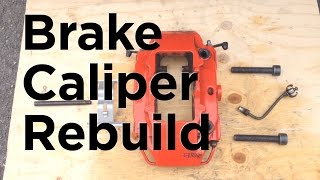 How to rebuild a brake caliper [upl. by Nahpets]