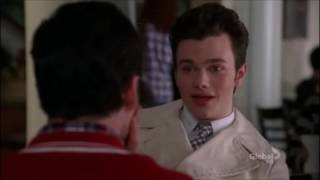 Glee Klaine and Samcedes lima bean scene 2x22 [upl. by Kelci474]