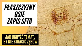 Płaszczyzny osie zapis SFTR [upl. by Arrat]