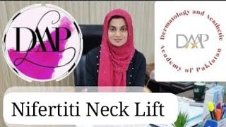 Botox Nifertiti Neck Lift by Dr Sadia Bano Cheema Dermatologist And Aesthetic Physician  DAAP [upl. by Neelrahc]