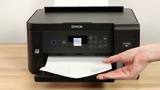 Epson WorkForce ET2750 Cleaning the Print Head [upl. by Ahsenroc]