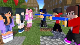 COUPLE DANCE  CHICKEN WINGS MEME  GANGNAM STYLE DANCE  MAIZEN EIN APHAMU  Minecraft Animation [upl. by Iba]