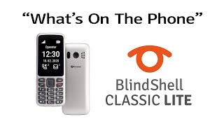 Features Of The Phone  BlindShell LITE Tutorials [upl. by Letney]