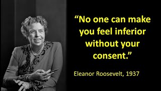 Quote Eleanor Roosevelt [upl. by Silrak]