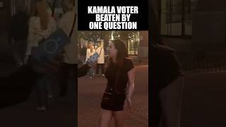 Kamala Supporter Obliterated with This One Question [upl. by Oettam88]