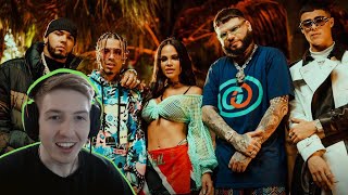 Rauw Alejandro Anuel AA Natti Natasha Ft Farruko and Lunay  Fantasías Remix Reaction [upl. by Codie]