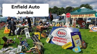 Enfield pageant of Motoring Part 2 Autojumble  swapmeet 2024 the hunt for parts is on [upl. by Tingley]