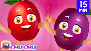 Plum Song  Learn Fruits for Kids  Fruits Songs Collection  ChuChu TV Nursery Rhymes amp Kids Songs [upl. by Dulcie]