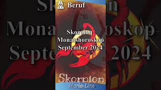 Skorpion BERUF 👷‍♀️ Horoskop September 2024 [upl. by Akfir]