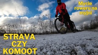 Strava czy Komoot  Mycie roweru na myjni [upl. by Judas931]