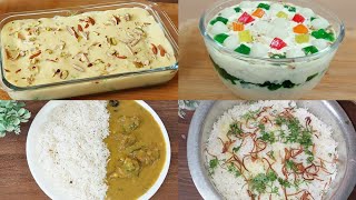 4 Eidulfitr Dawat Special Recipes  Eid Me Banai Janewali Special Recipes  Eid Mubarak ♥️ [upl. by Ainod]