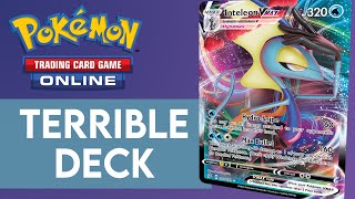 Inteleon VMAX SUCKS PTCGO Gameplay [upl. by Norraj]