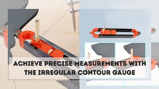 Multifunction Contour Profile Gauge  Measuring Copy Template Floor Tile Drawing Woodworking [upl. by Ioj]