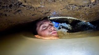 Caver Panics And Almost Drowns [upl. by Noryk]