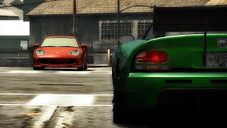 Dodge Viper SRT10 vs Porsche 911 Turbo S  JV  first race  Need for Speed  Most Wanted 2005 [upl. by Houser]