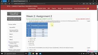 NPTEL Advanced R Programming for Data Analytics in Business Week2 Assignment 2 Solution July 2024 [upl. by Brianne]