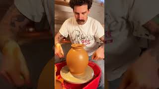 6lbs of clay 🦉 pottery asmr [upl. by Asyla]