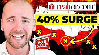 “Homes are piling up” Realtorcom reports 40 spike in Homes for Sale [upl. by Llesram259]