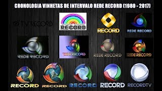 Cronologia 4  Vinhetas de intervalo Rede Record 1980  2017 [upl. by Nahtanoy]