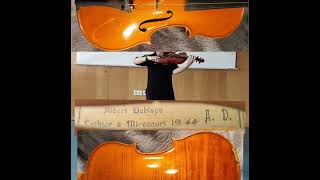 Violin Albert Deblaye Mirecourt 1944 [upl. by Aneel]