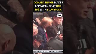 watch  Donald Trump Joins Elon Musk at UFC 309 for HighProfile Appearance viral shorts [upl. by Ariana177]