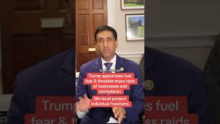 Rep Khanna condemns Trump appointees fearing illegal immigration raids and rights infringements [upl. by Ranjiv774]