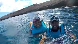 Snorkeling Molokani Crater Maui Hawaii [upl. by Nalyad]