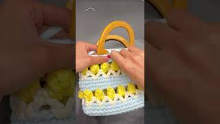 Crochet Bag Tutorial 크로 셰 뜨개질 가방 튜토리얼 Tığ İşi Çanta Eğitimi かぎ針編みバッグのチュートリアル crochet 뜨개질 shorts [upl. by Cornia630]