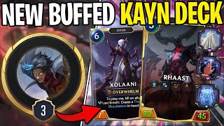 The NEW Buffed Kayn is Actually INSANE  Legends of Runeterra [upl. by Kutchins356]