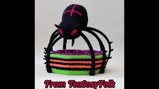 TeaCosyFolks Halloween Spider Sweet Box Cover for Quality Street Chocolates [upl. by Justinian]