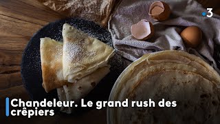 Chandeleur Le grand rush des crêpiers [upl. by Encrata]