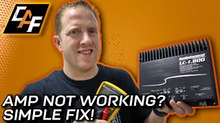 No sound No power Fix your amplifier EASILY with THESE EASY TESTS [upl. by Archibaldo885]