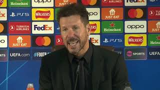 Diego Simeone FULL postmatch press conference  Celtic 22 Atletico Madrid [upl. by Sabina]