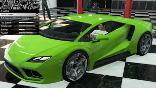 GTA 5  Past DLC Vehicle Customization  Pegassi Tempesta Lamborghini HuracanLotus Esprit Concept [upl. by Audsley]